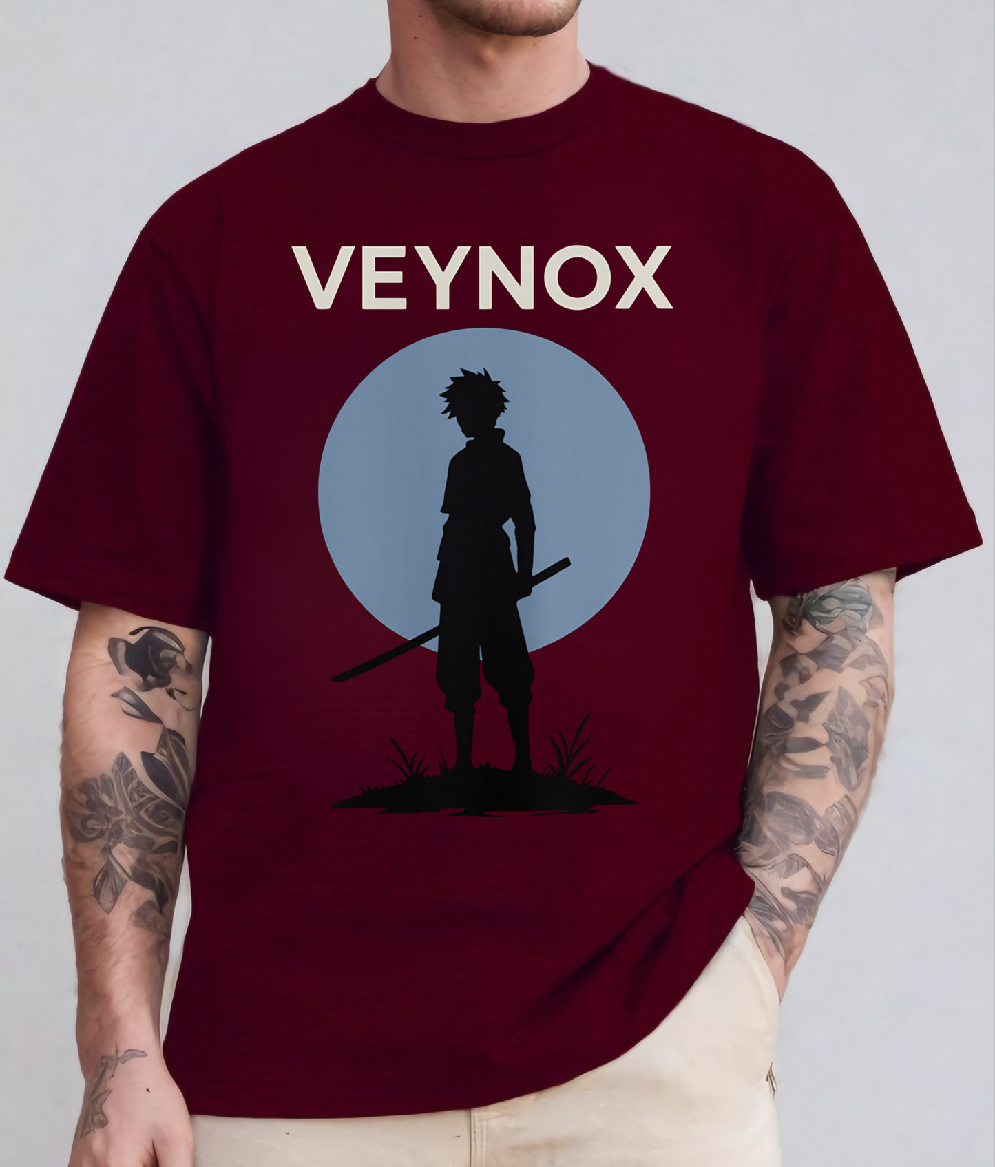 VEYNOX Moonblade Silence Tee – The Warrior Within
